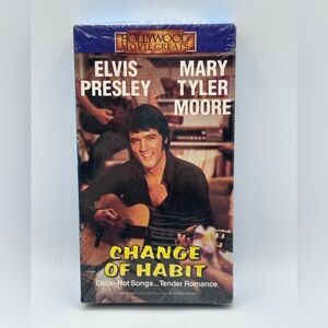 Change of Habit (VHS, 1987) - Elvis Presley & Mary Tyler Moore - Brand New